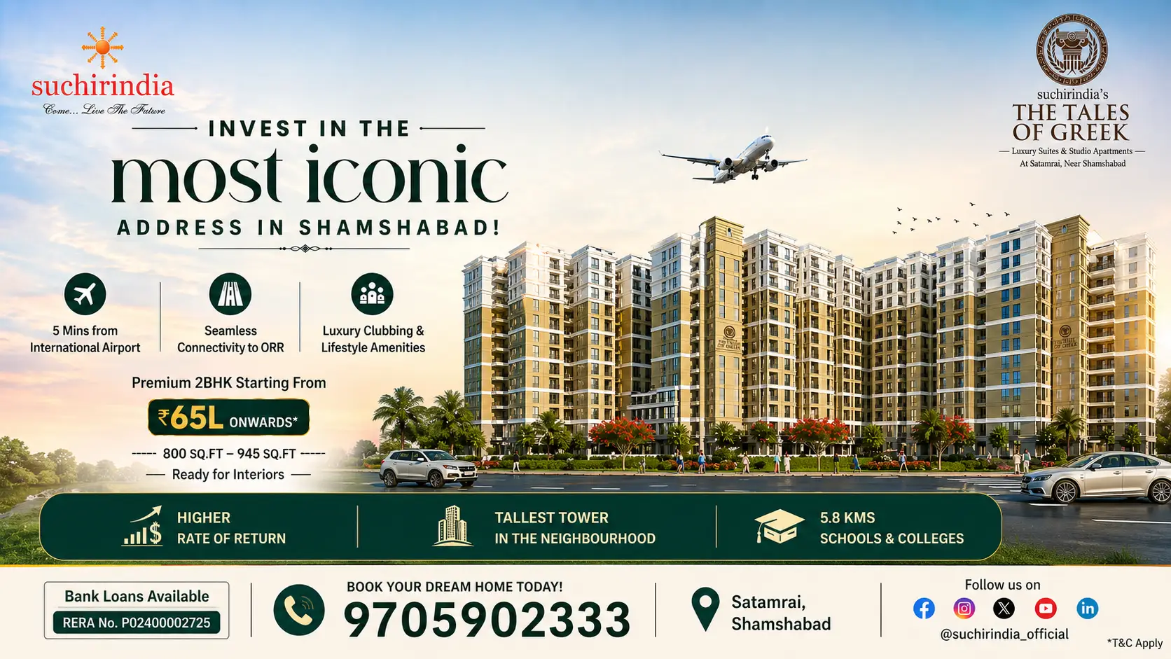 2BHK Apartments in Hyderabad: Why The Tales of Greek in Shamshabad Is a Smart Investment