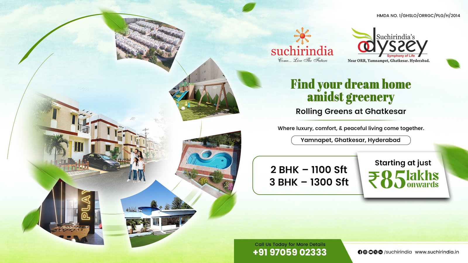 Villas in Ghatkesar – Why Homebuyers Are Choosing SuchirIndia’s Odyssey Villas